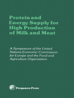Protein and Energy Supply for High Production of Milk and Meat: Proceedings of a Symposium of the Committee on Agricultural Problems of the Economic Commission for Europe and the Food and Agriculture Organization, Geneva, Switzerland, 12-15 January 1981