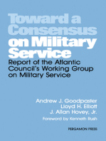 Toward a Consensus on Military Service: Report of the Atlantic Council's Working Group on Military Service