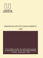 Uranium and Nuclear Energy: 1982: Proceedings of the Seventh International Symposium Held by the Uranium Institute, London, 1 — 3 September, 1982