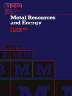 Metal Resources and Energy: Butterworths Monographs in Materials