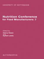 Nutrition Conference for Feed Manufacturers: University of Nottingham, Volume 7