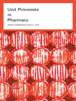 Unit Processes in Pharmacy: Pharmaceutical Monographs