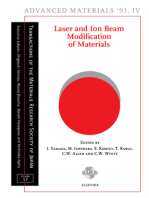 Laser and Ion Beam Modification of Materials