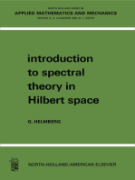 Introduction to Spectral Theory in Hilbert Space: North-Holland Series in Applied Mathematics and Mechanics
