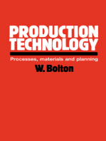 Production Technology: Processes, Materials and Planning
