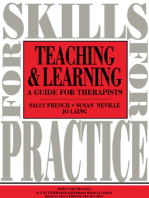 Teaching and Learning: A Guide for Therapists