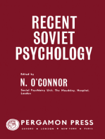 Recent Soviet Psychology