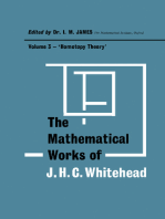 Homotopy Theory: The Mathematical Works of J. H. C. Whitehead