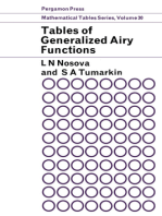 Tables of Generalized Airy Functions for the Asymptotic Solution of the Differential Equation: Mathematical Tables Series