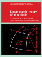 Linear Elastic Theory of Thin Shells: The Commonwealth and International Library: Structures and Solid Body Mechanics Division
