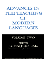 Advances in the Teaching of Modern Languages: Volume 2