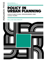 Policy in Urban Planning: Structure Plans, Programmes and Local Plans
