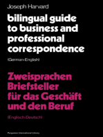 Bilingual Guide to Business and Professional Correspondence: German-English: Pergamon International Library of Science, Technology, Engineering and Social Studies