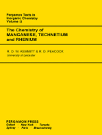 The Chemistry of Manganese, Technetium and Rhenium: Pergamon Texts in Inorganic Chemistry