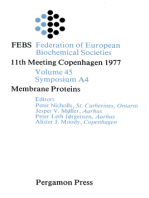 Membrane Proteins: FEBS Federation of European Biochemical Societies: 11th Meeting, Copenhagen, 1977
