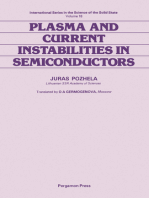 Plasma and Current Instabilities in Semiconductors: International Series on the Science of the Solid State