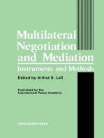 Multilateral Negotiation and Mediation: Instruments and Methods