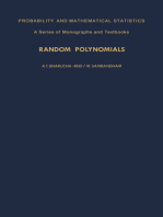 Random Polynomials: Probability and Mathematical Statistics: A Series of Monographs and Textbooks
