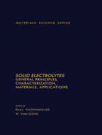Solid Electrolytes: General Principles, Characterization, Materials, Applications