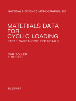 Materials Data for Cyclic Loading: Cast and Welded Metals