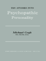 Ten Studies Into Psychopathic Personality: A Report to the Home Office and the Mental Health Research Fund