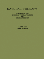 Natural Therapy: A Manual of Physiotherapeutics and Climatology