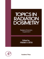 Topics in Radiation Dosimetry: Radiation Dosimetry, Vol. 1