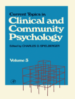 Current Topics in Clinical and Community Psychology: Volume 3