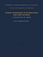 Fourier Transforms of Distributions and Their Inverses: A Collection of Tables