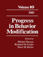 Progress in Behavior Modification: Volume 10