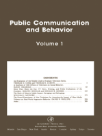 Public Communication and Behavior: Volume 1