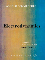 Electrodynamics: Lectures on Theoretical Physics, Vol. 3