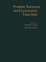 Protein Turnover and Lysosome Function