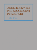 Adolescent and Pre-Adolescent Psychiatry
