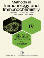 Agglutination, Complement, Neutralization, and Inhibition: Methods in Immunology and Immunochemistry, Vol. 4