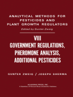 Government Regulations, Pheromone Analysis, Additional Pesticides: Analytical Methods for Pesticides and Plant Growth Regulators, Vol. 8