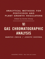 Gas Chromatographic Analysis: Analytical Methods for Pesticides and Plant Growth Regulators, Vol. 6