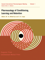 Pharmacology of Conditioning, Learning and Retention: Proceedings of the Second International Pharmacological Meeting