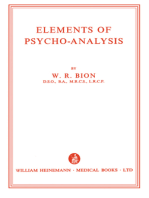 Elements of Psycho-Analysis