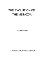 The Evolution of the Metazoa: International Series of Monographs on Pure and Applied Biology: Zoology, Vol. 16