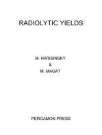 Radiolytic Yields: Selected Constants