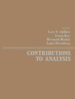Contributions to Analysis: A Collection of Papers Dedicated to Lipman Bers
