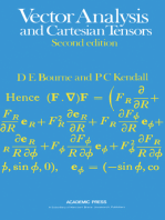 Vector Analysis and Cartesian Tensors