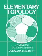 Elementary Topology: A Combinatorial and Algebraic Approach