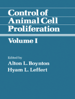Control of Animal Cell Proliferation: Volume I
