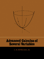 Advanced Calculus of Several Variables