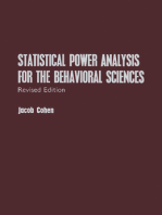 Statistical Power Analysis for the Behavioral Sciences