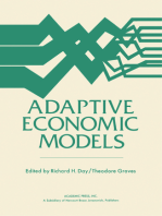 Adaptive Economic Models: Proceedings of a Symposium Conducted by the Mathematics Research Center, the University of Wisconsin–Madison, October 21-23, 1974