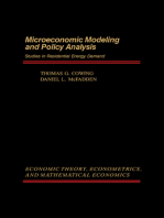 Microeconomic Modeling and Policy Analysis: Studies in Residential Energy Demand