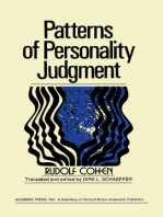 Patterns of Personality Judgment